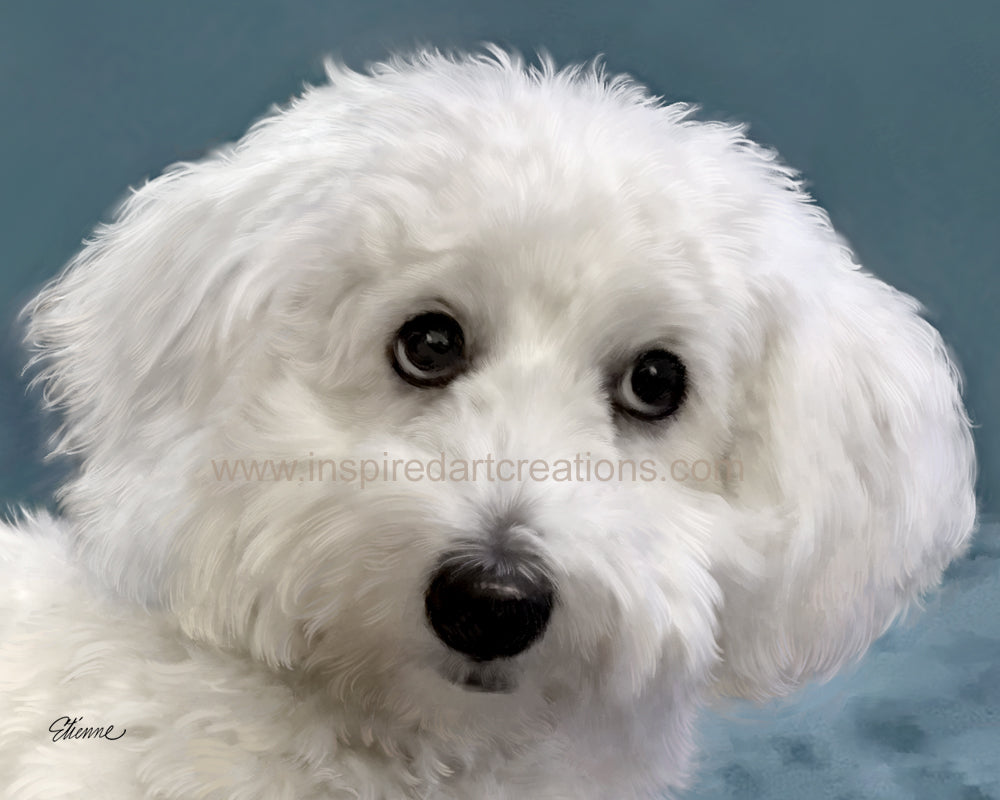 Giclee Print | Dog | Pepper | InspiredArtCreations