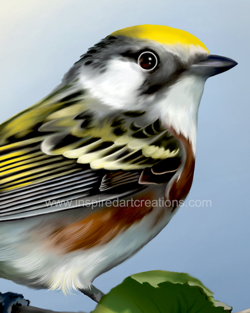 Giclee pigmentaire | Oiseau | Paruline | InspiredArtCreations
