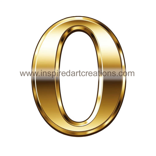 Elegant Letter O Gold & Silver Monogram Vinyl Sticker | InspiredArtCreations