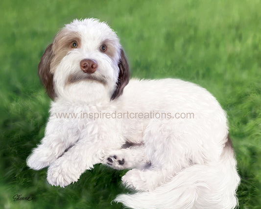 Giclee Print | Dog | Toffee | InspiredArtCreations