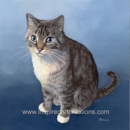 Giclee Print | Cat | Butters | InspiredArtCreations