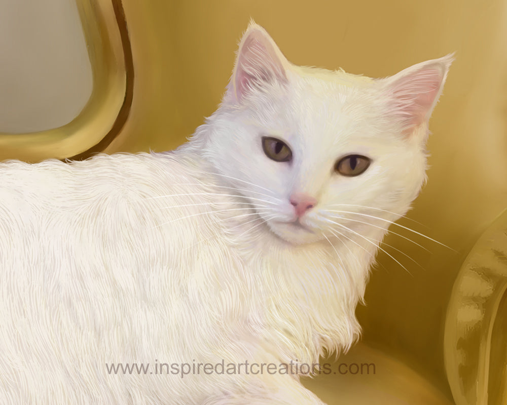 Giclee pigmentaire | Chat | Jello | InspiredArtCreations
