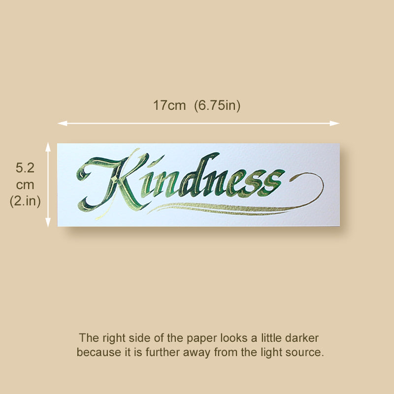 Calligraphy Bookmark | Kindness | InspiredArtCreations