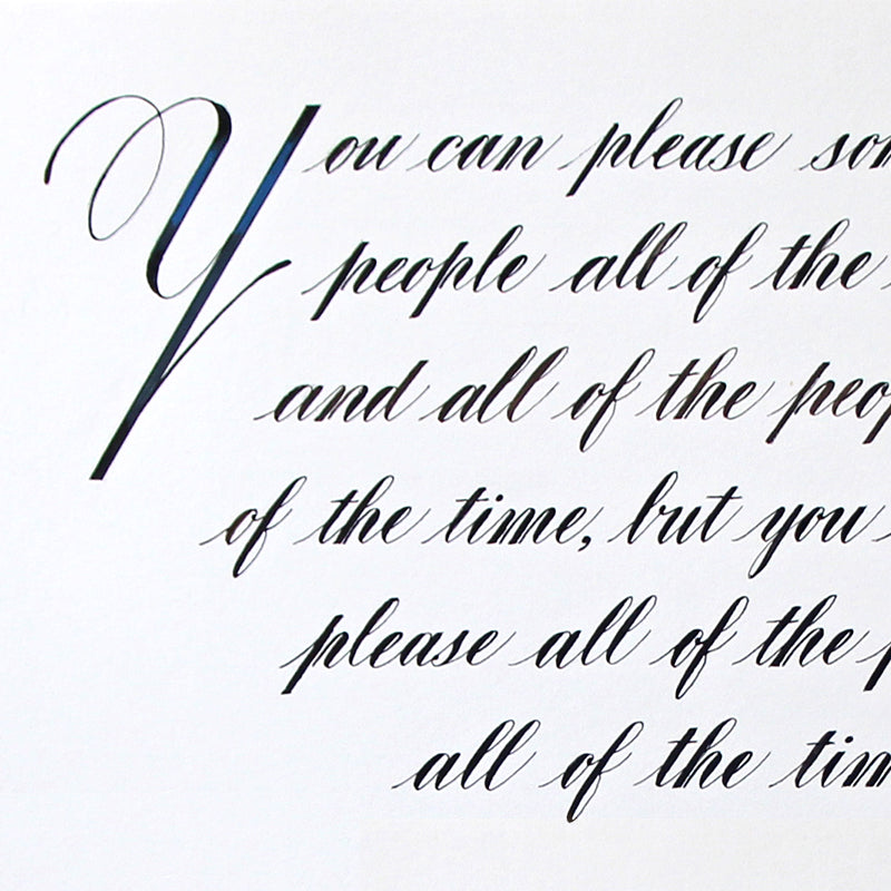 Calligraphie originale | Citation d'Abraham Lincoln | InspiredArtCreations 