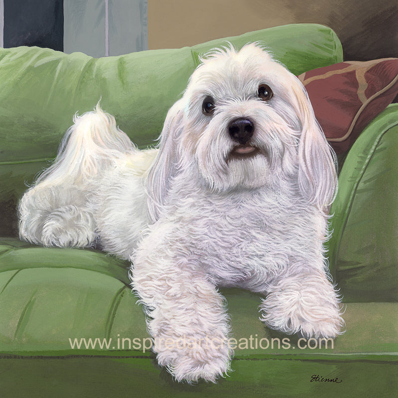 Giclee pigmentaire | Chien | Mojito | InspiredArtCreations