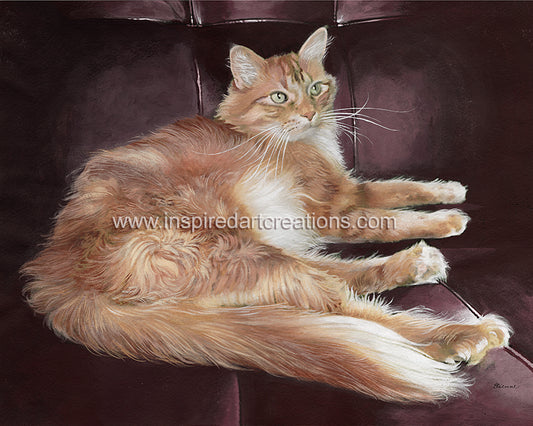 Giclee Print | Cat | Orion | InspiredArtCreations