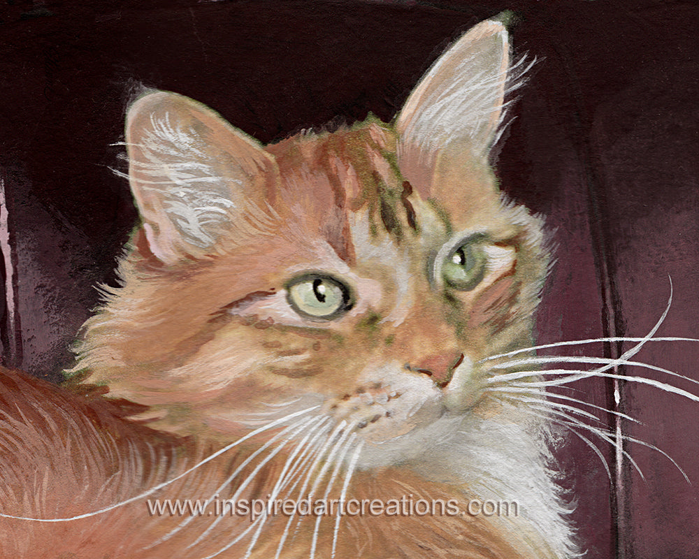 Giclee pigmentaire | Chat | Orion | InspiredArtCreations