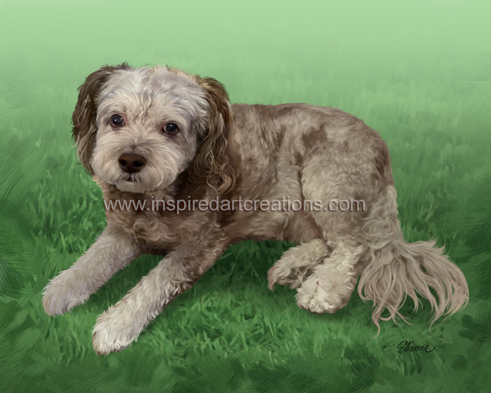 Giclee pigmentaire | Chien | Truffles | InspiredArtCreations