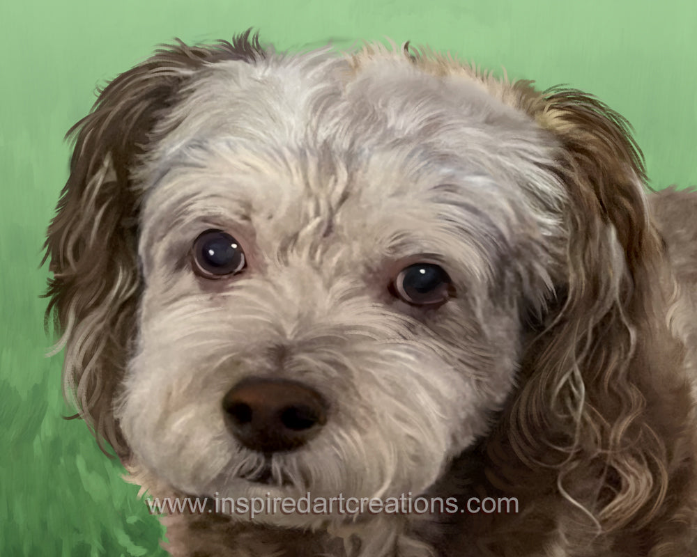 Giclee pigmentaire | Chien | Truffles | InspiredArtCreations